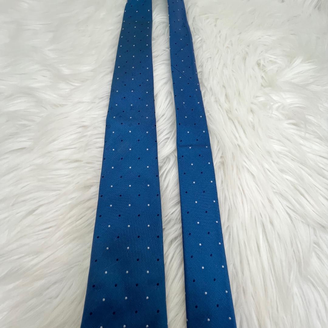 エルメス　ルイヴィトン　ネクタイ シルク100％　ブルー系　2本セット