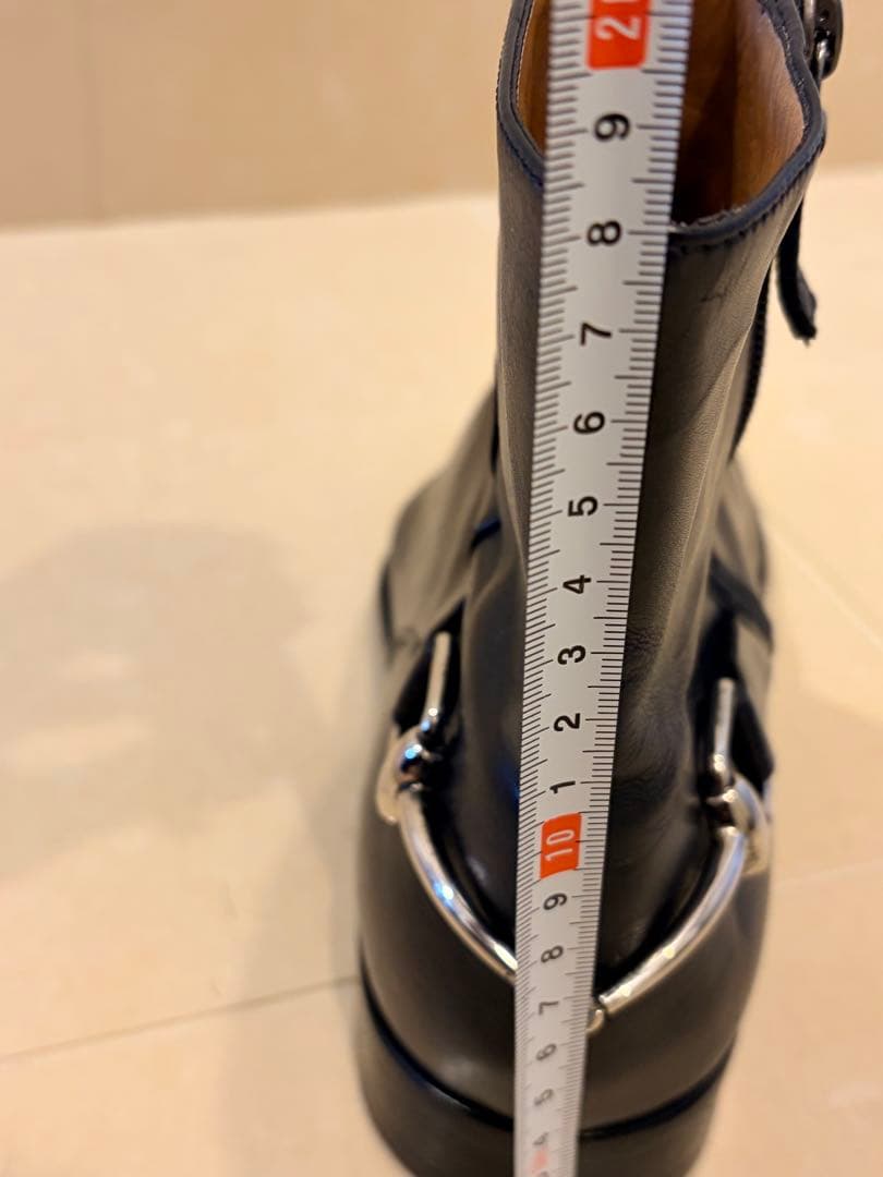 GUCCI グッチ　ホースビット サイドジップ　ブーツ 黒