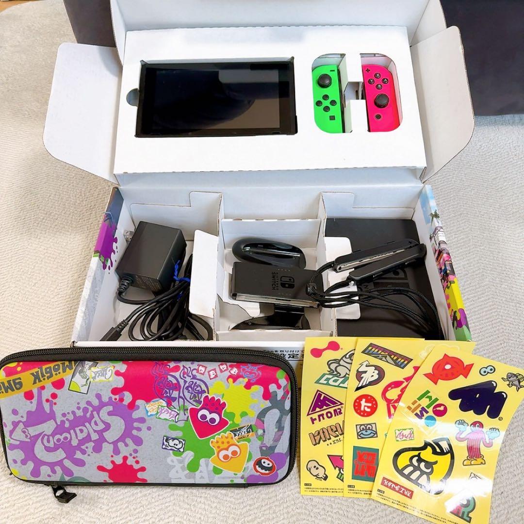 Nintendo Switch スプラトゥーンテーマ 本体