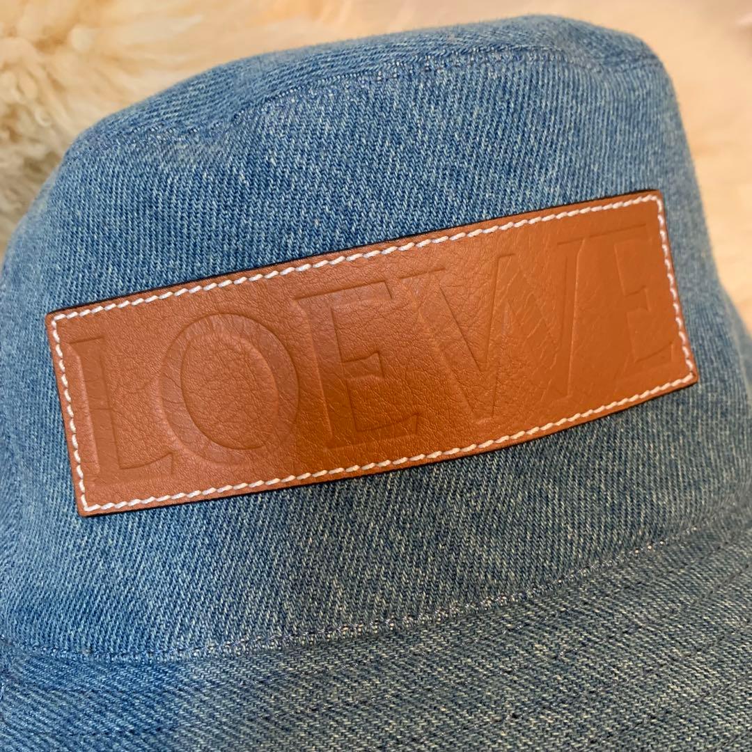 LOEWE デニムバケットハット　フィッシャーマンハット