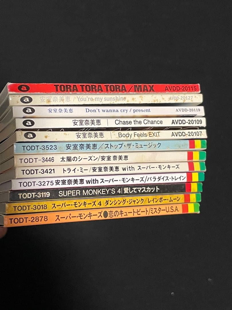 【レア レンタル落ちなし】安室奈美恵 スーパーモンキーズ 8cm CD セット