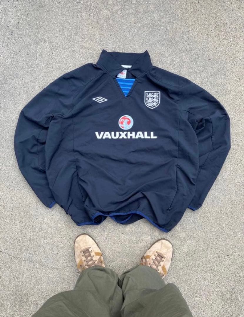 【希少カラー】UMBRO×イングランド代表/ビンテージ/ドリルトップ/3XL