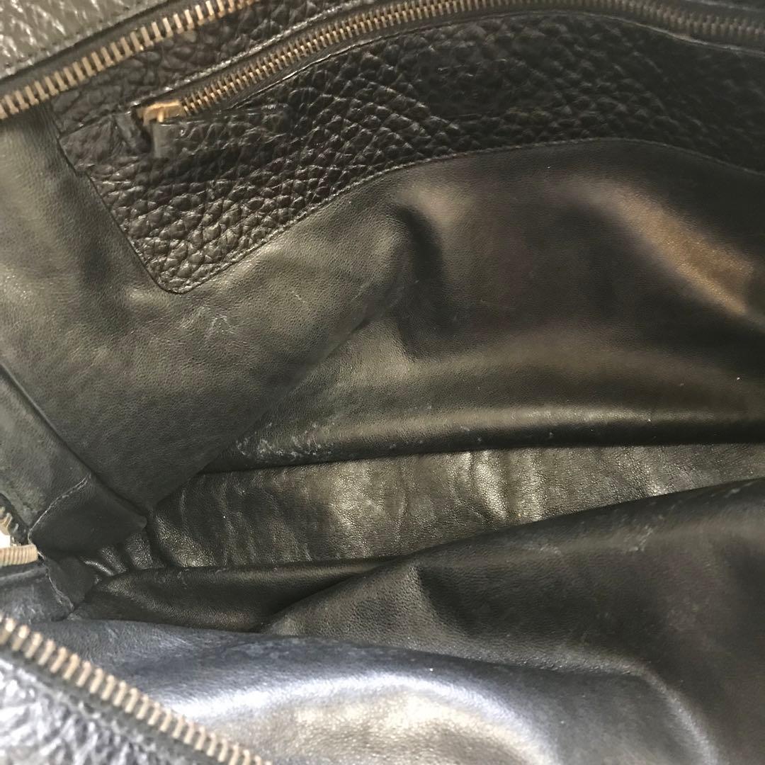 PRADA ヴィンテージ加工 レザーバッグ