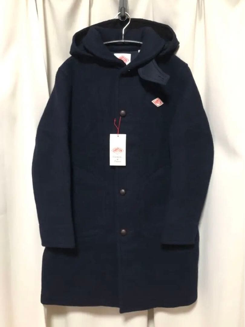 【新品タグ付き】DANTON ダントン ウールモッサ フード付き ロングコート