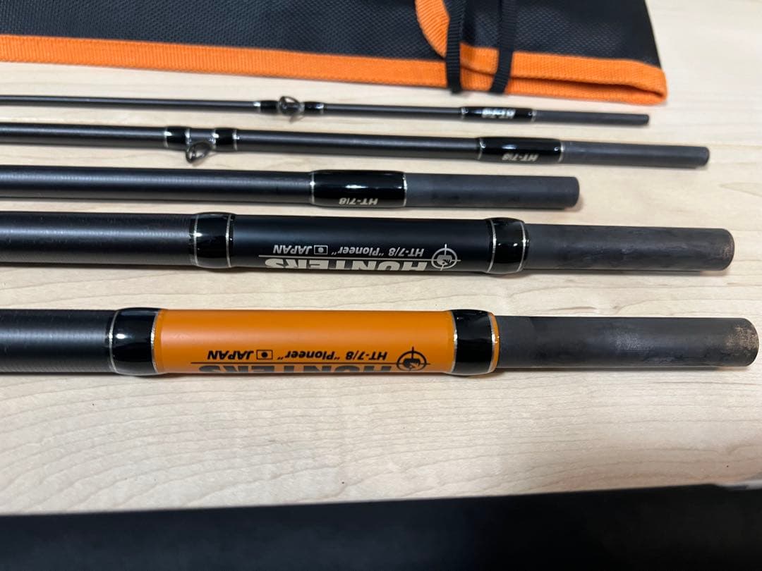 モンスターキス HUNTERS HT-7/8 ベイトロッド5-6ピース　美品
