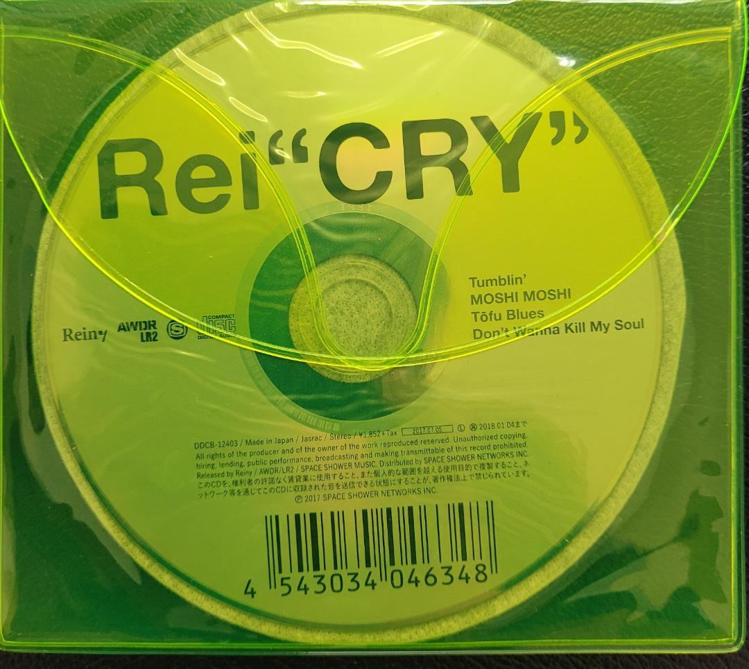 Rei『CRY』初回限定生産盤（CD＋Music Book）直筆サイン入り・廃盤