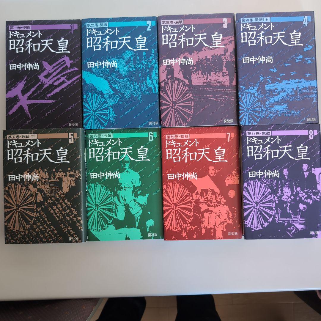 『ドキュメント昭和天皇』 全8巻 　田中伸尚　著