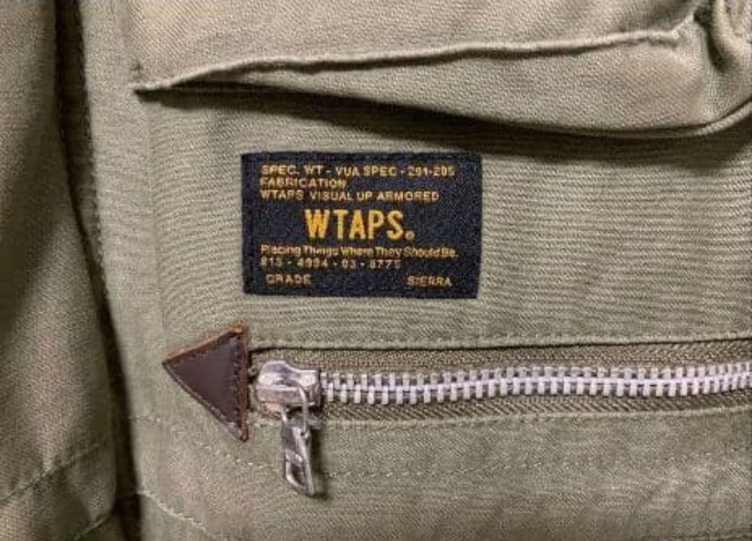 ジャケット・アウター WTAPS M-65 / JACKET. COTTON. SATIN