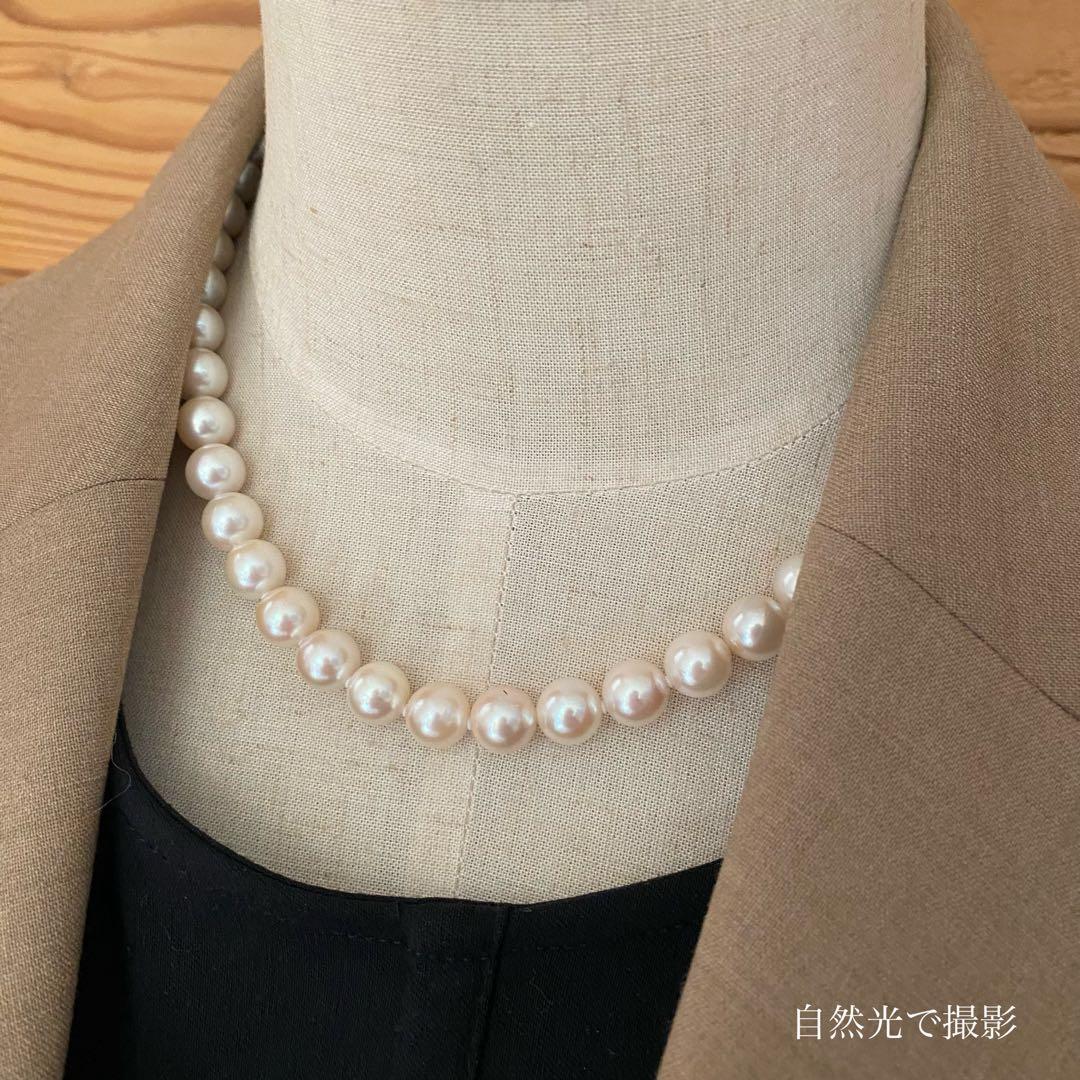 【新品】格安 あこや真珠 大珠 約8.5-9.0mm ネックレス 卒業式 入学式