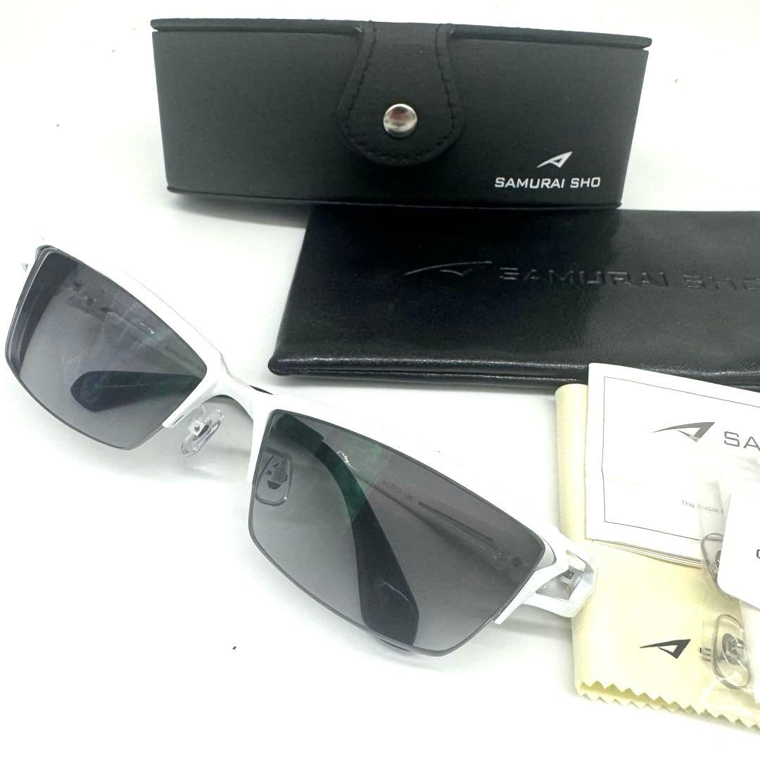 美品哀川翔モデルSAMURAI SHO SS-Y321度入りサングラス付属品付