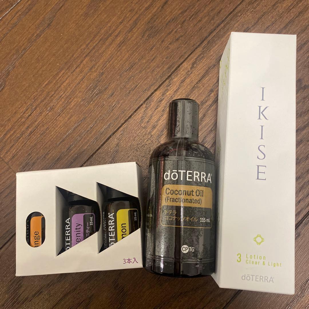 最終値下ドテラ オレンジレモンセレニティココナッツオイル IKISEローション