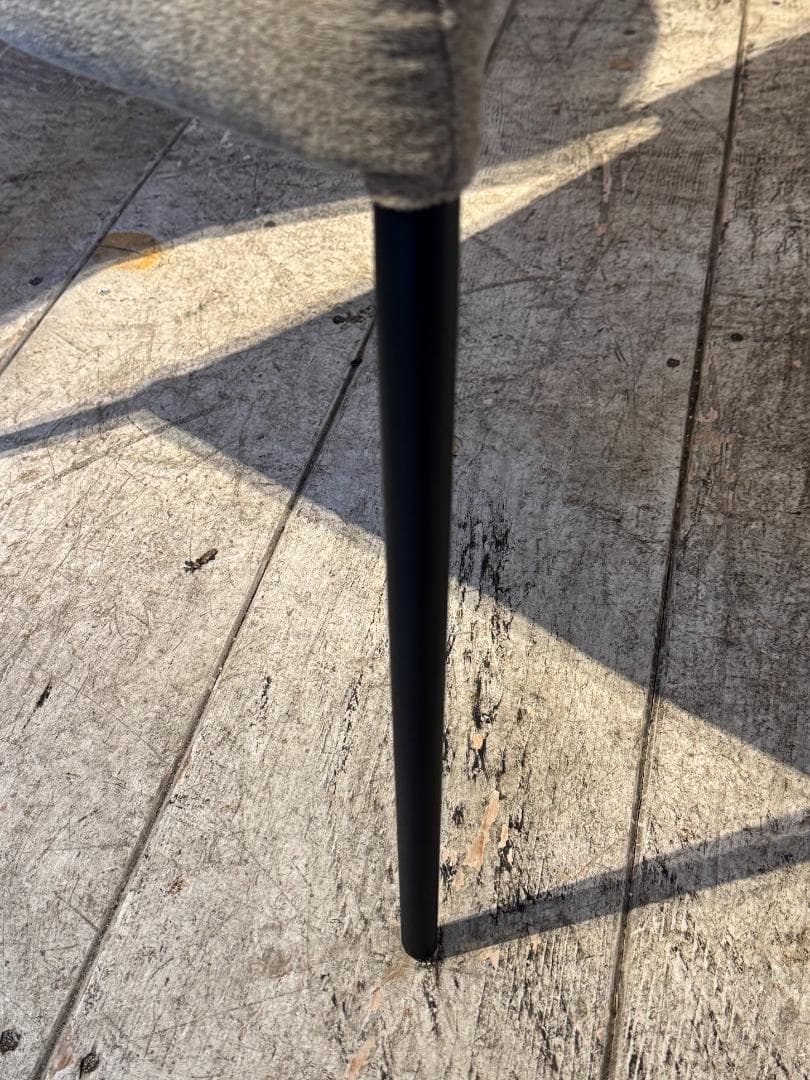 モデル展示 未使用品 ダイニングチェア２脚セット サンドベージュ布地CHERRY