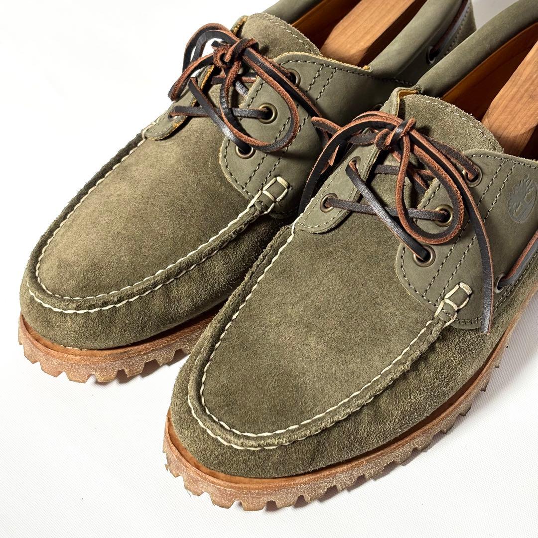 美品✨ ティンバーランド デッキシューズ 3EYE スエード カーキ J1948