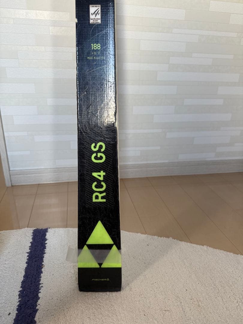 訳あり　FISCHER RC4 GS 188cm スキー　R30 板のみ