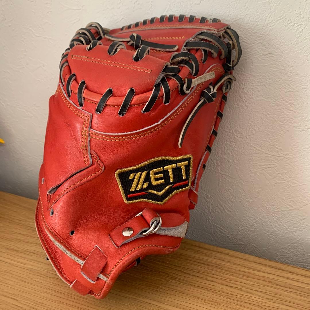 ZETT オレンジ キャッチャーミット