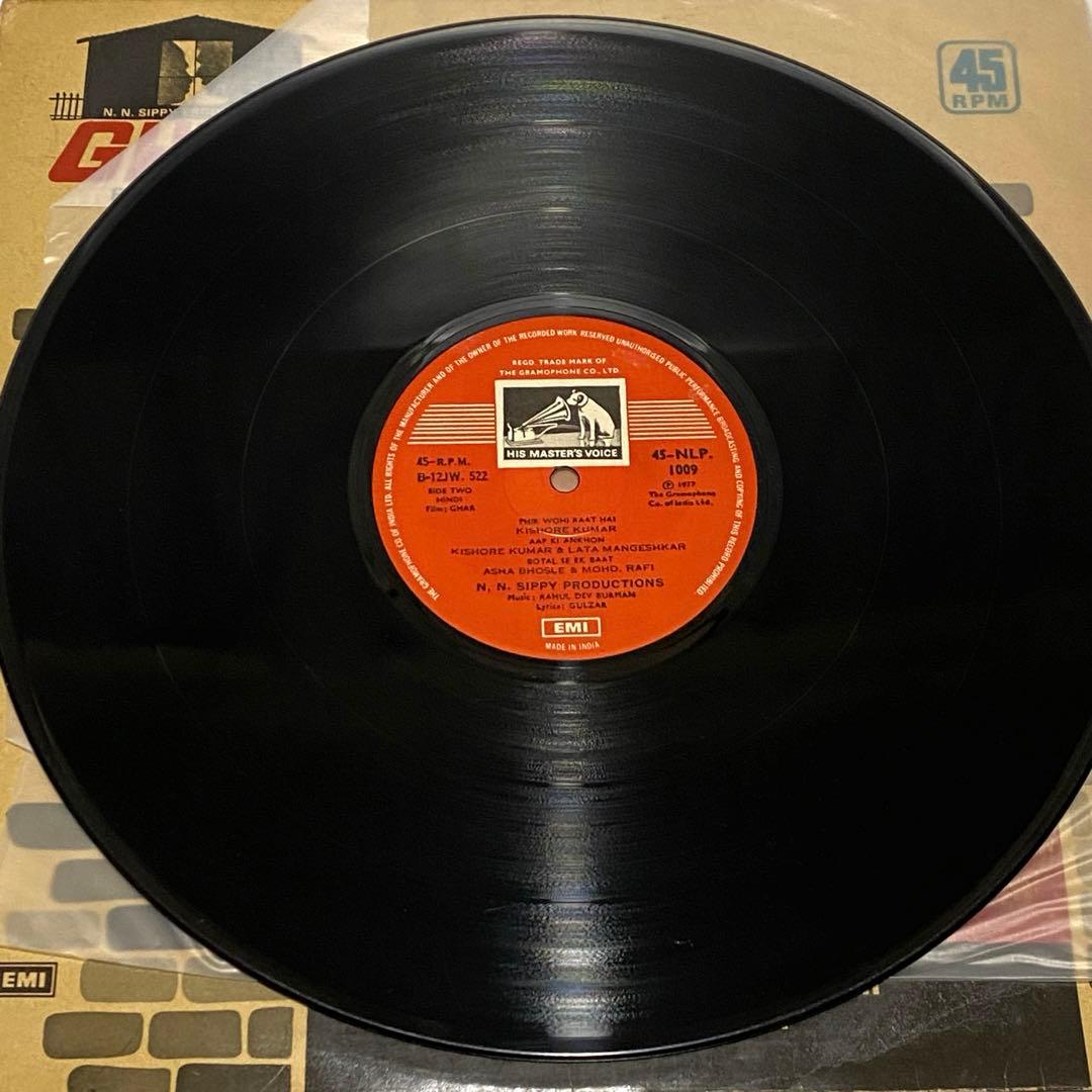 ボリウッド音楽 R.D.BURMAN/GHAR サントラ インド レコード