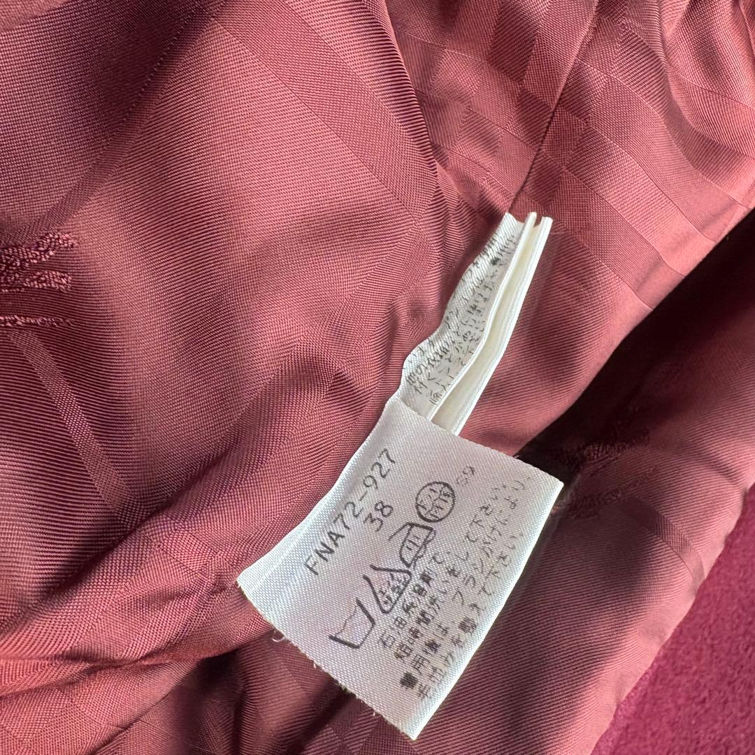 美品　バーバリー　BURBERRY アンゴラ　バルカラー　Aライン　コート　7