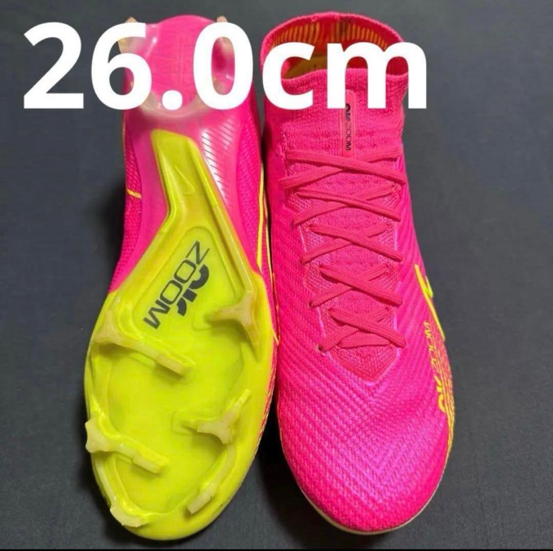 NIKE マーキュリアルスーパーフライ9 FG 26cm 239