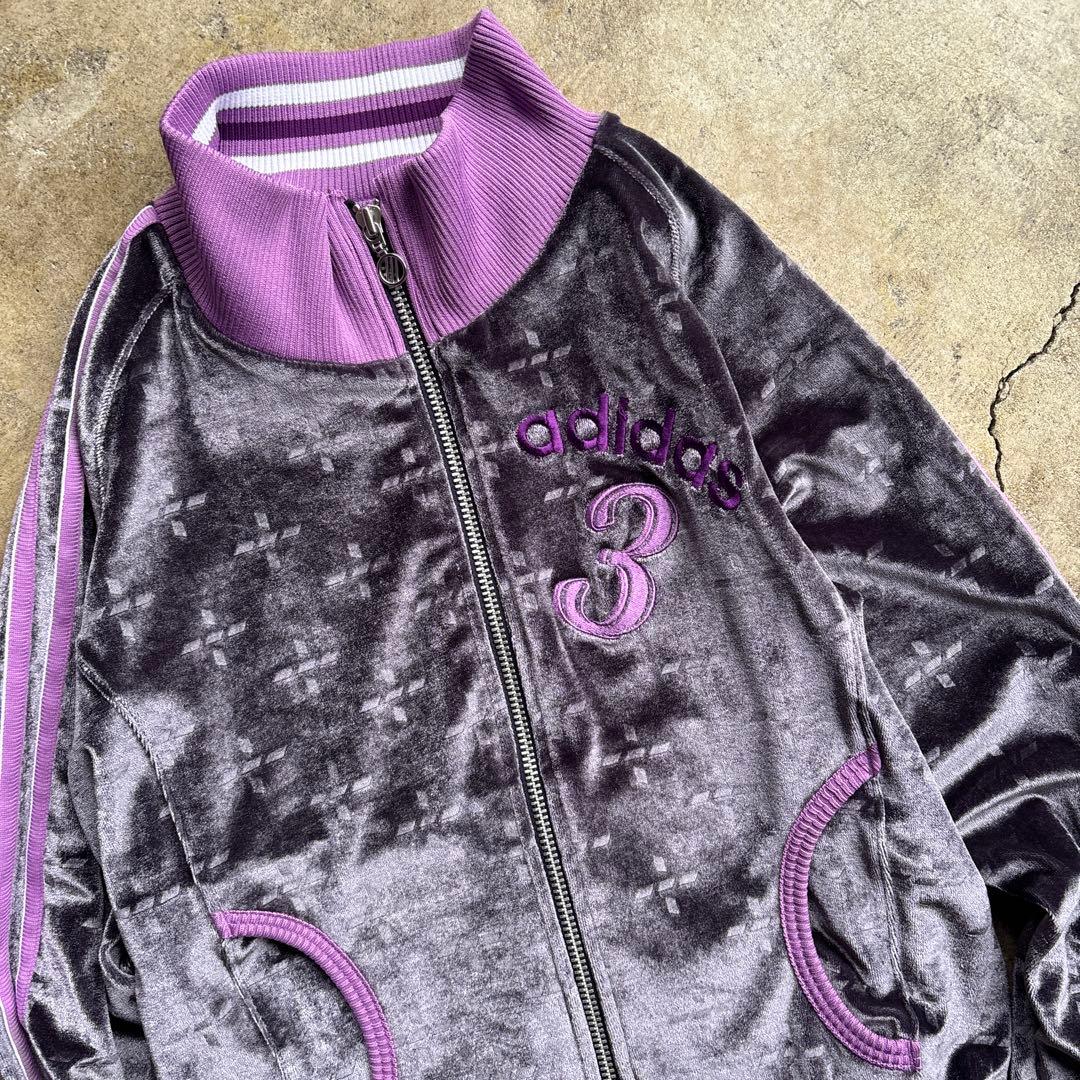 トップス 00s adidas track jacket velor size S