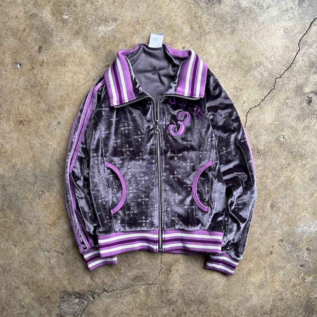 トップス 00s adidas track jacket velor size S