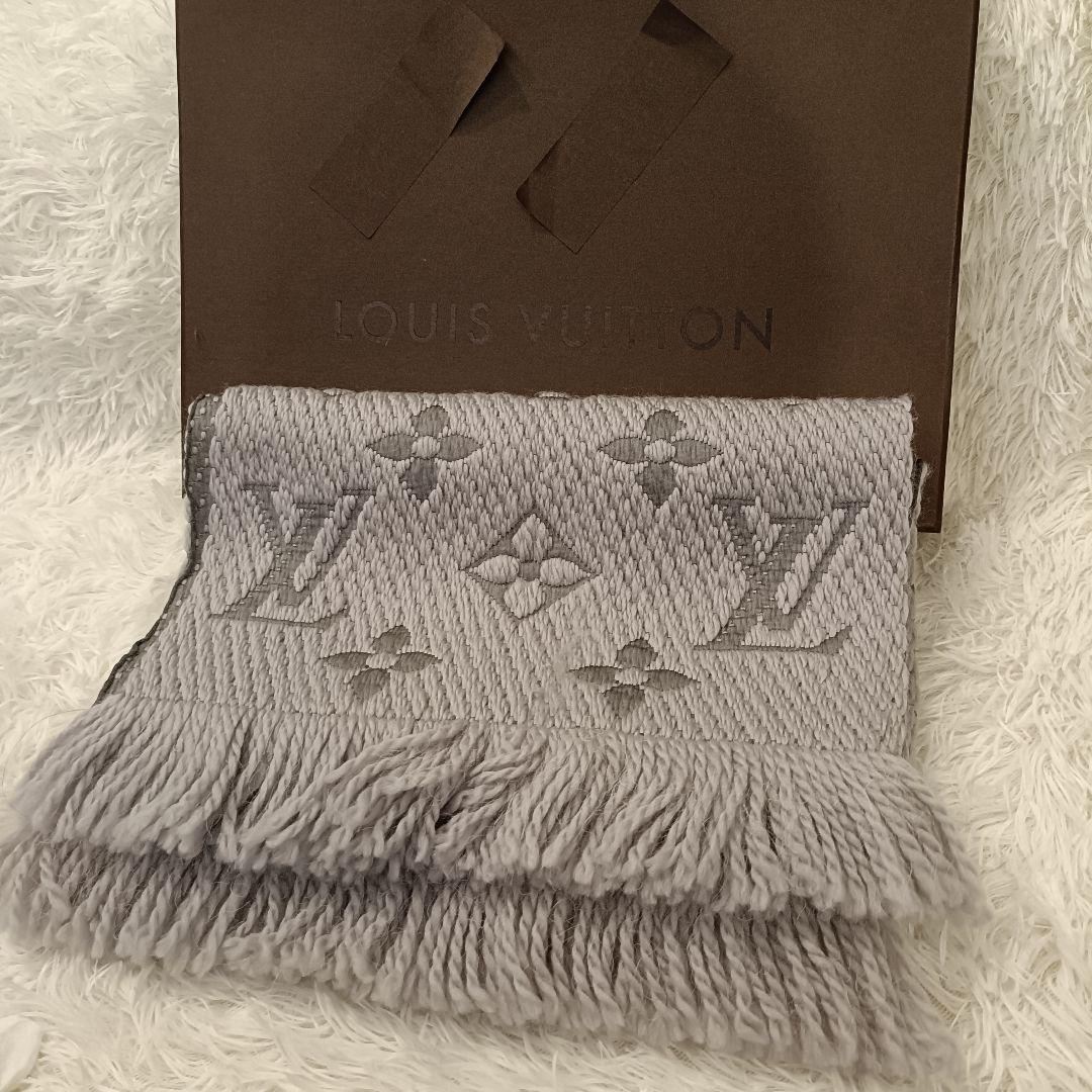 miyu様　ヴィトン✨保存箱付き　マフラー　グレー　M74742 エシャルプ