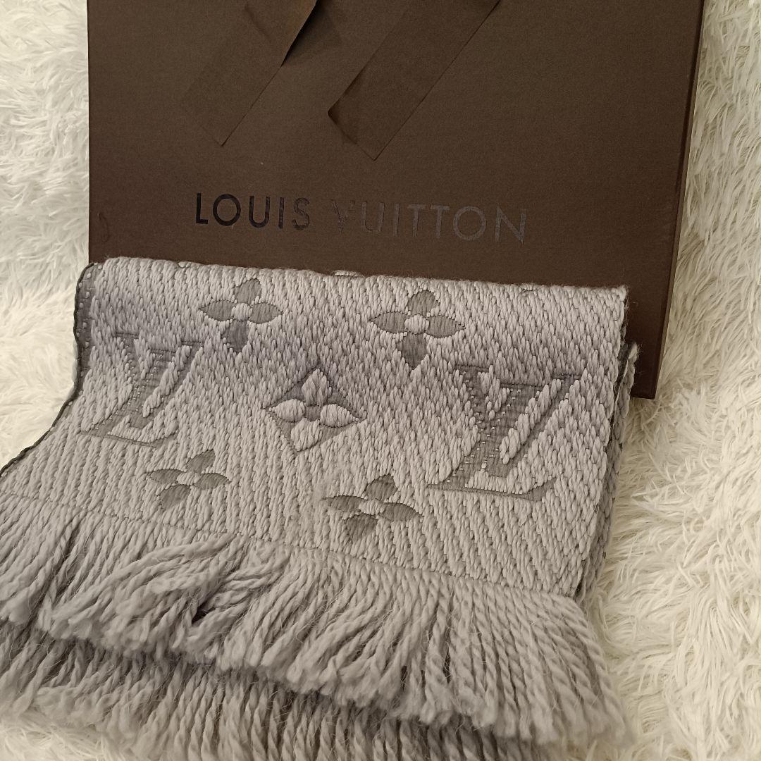 miyu様　ヴィトン✨保存箱付き　マフラー　グレー　M74742 エシャルプ