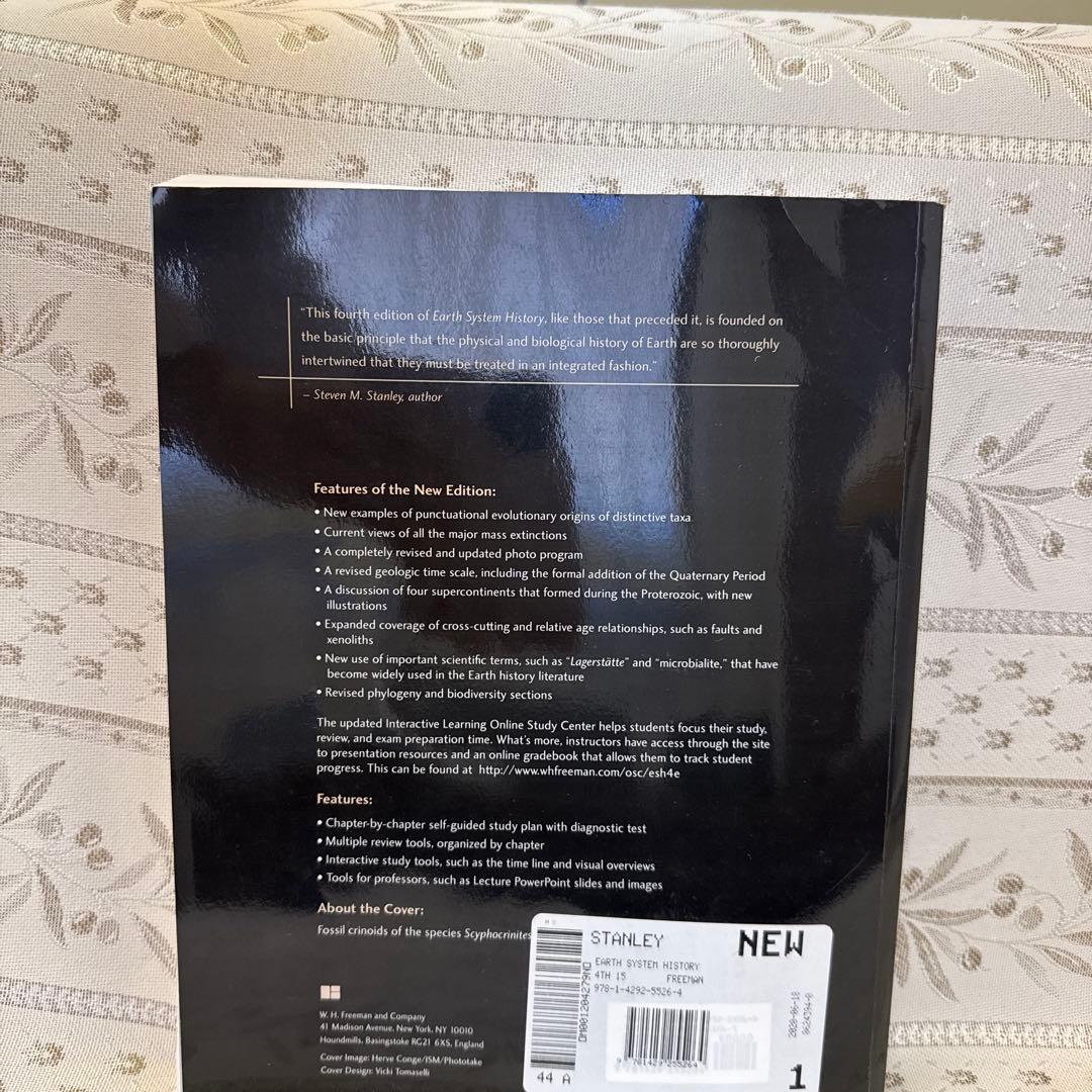 Earth System History 第四版