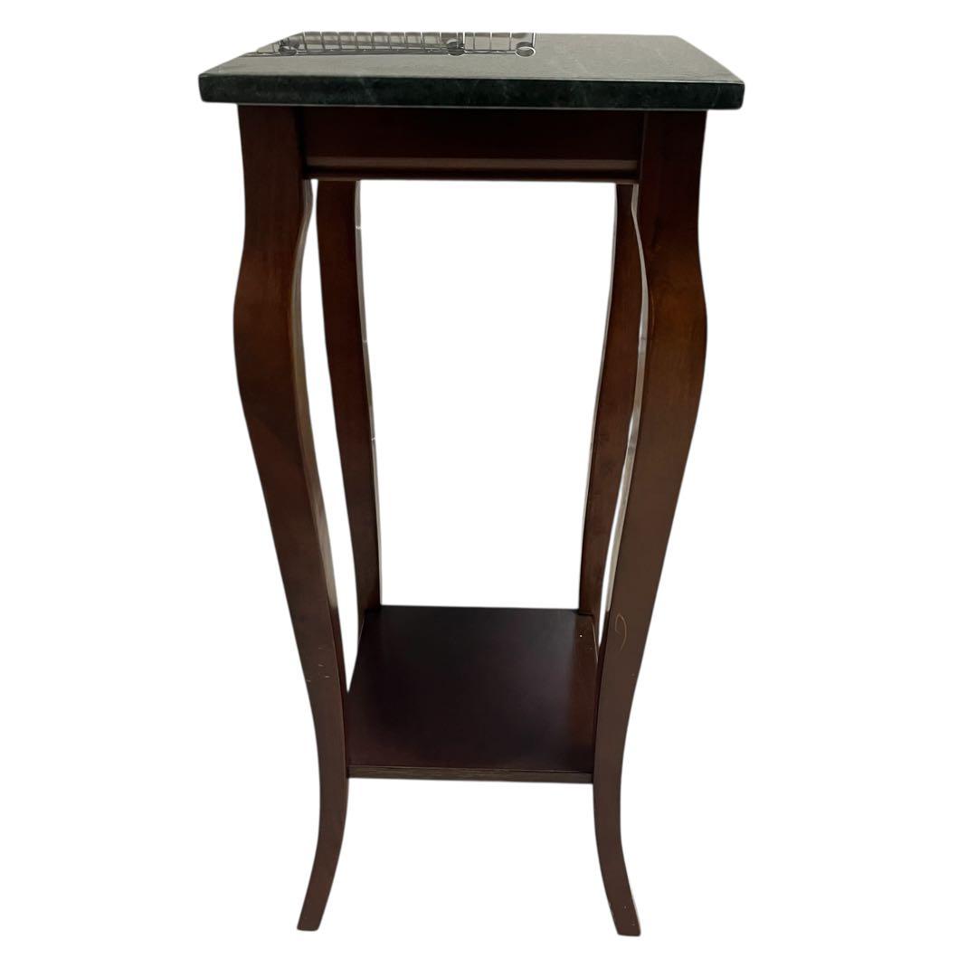 ✨【美品】高梨産業　花台/飾り棚　アンティーク家具　大理石