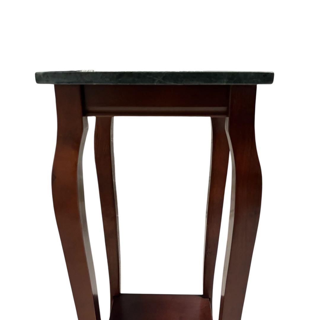 ✨【美品】高梨産業　花台/飾り棚　アンティーク家具　大理石