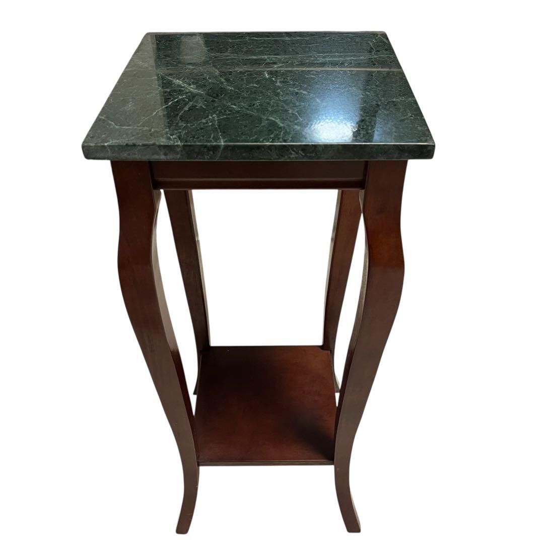 ✨【美品】高梨産業　花台/飾り棚　アンティーク家具　大理石