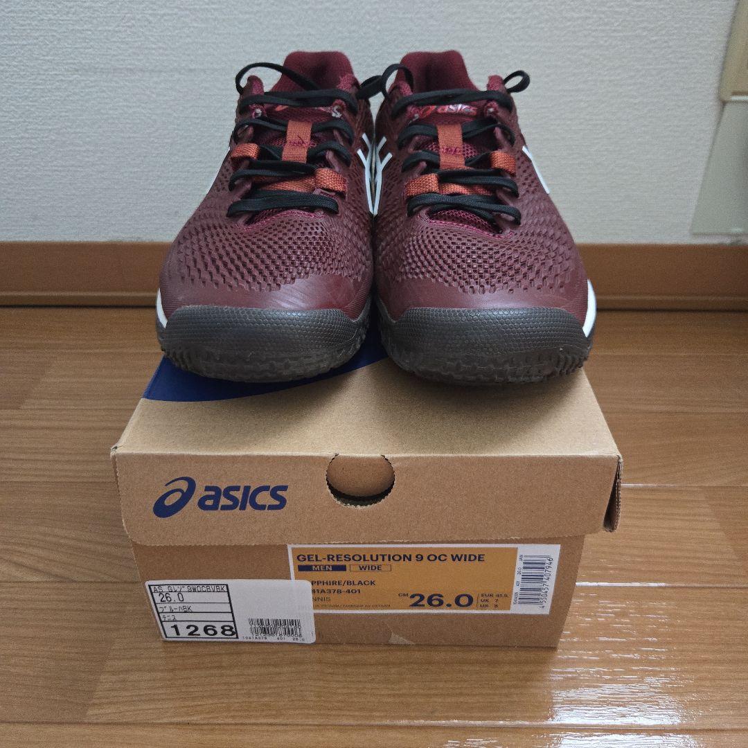 シューズ(男性用) ASICS GEL-RESOLUTION9 OC WIDE