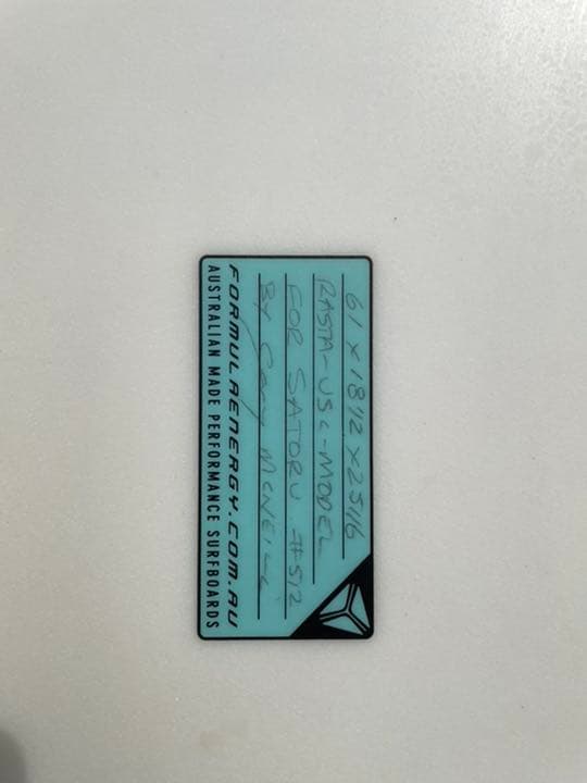 【大特価！】ラスタモデルFormula Energy 6'1 サーフボード