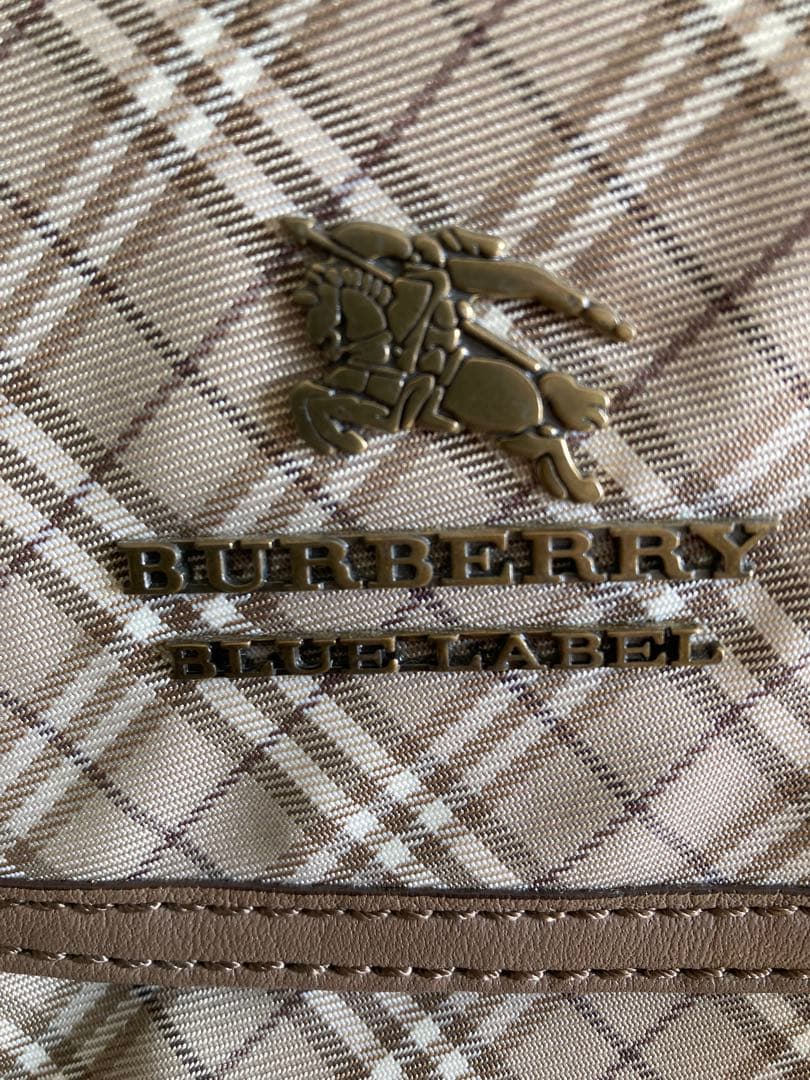 BURBERRY チェック柄トートバッグ