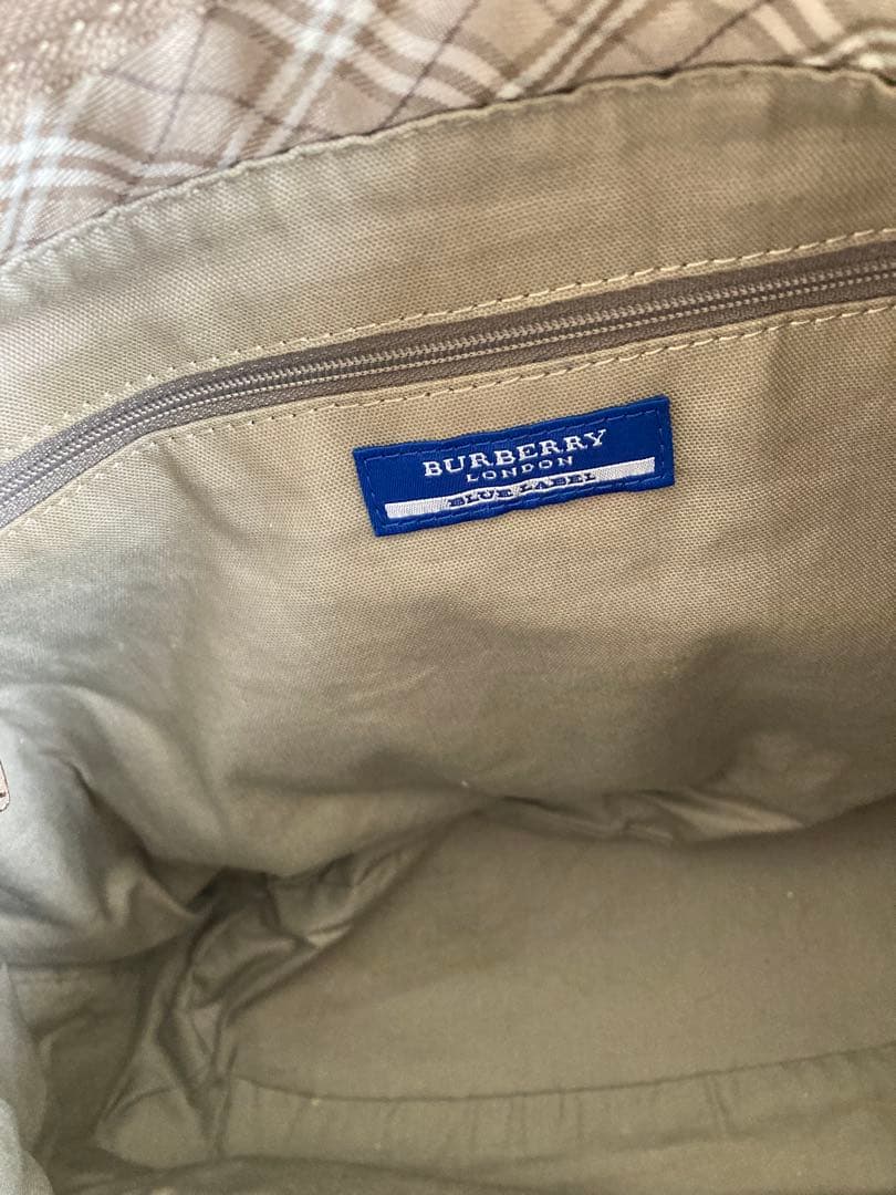 BURBERRY チェック柄トートバッグ