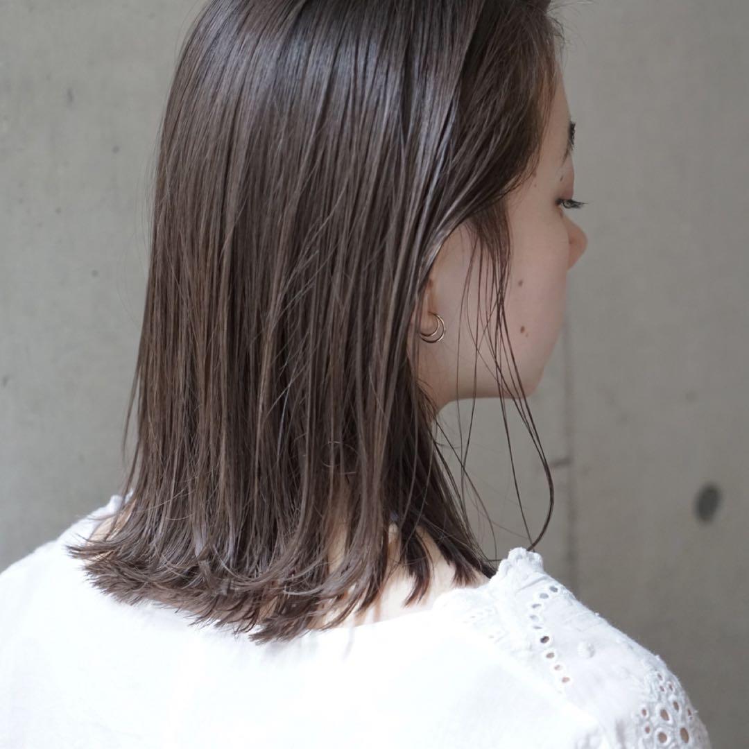 少し交渉可能✨ ミディアム　フル ウィッグ　医療用 レミー人毛 ブラウン