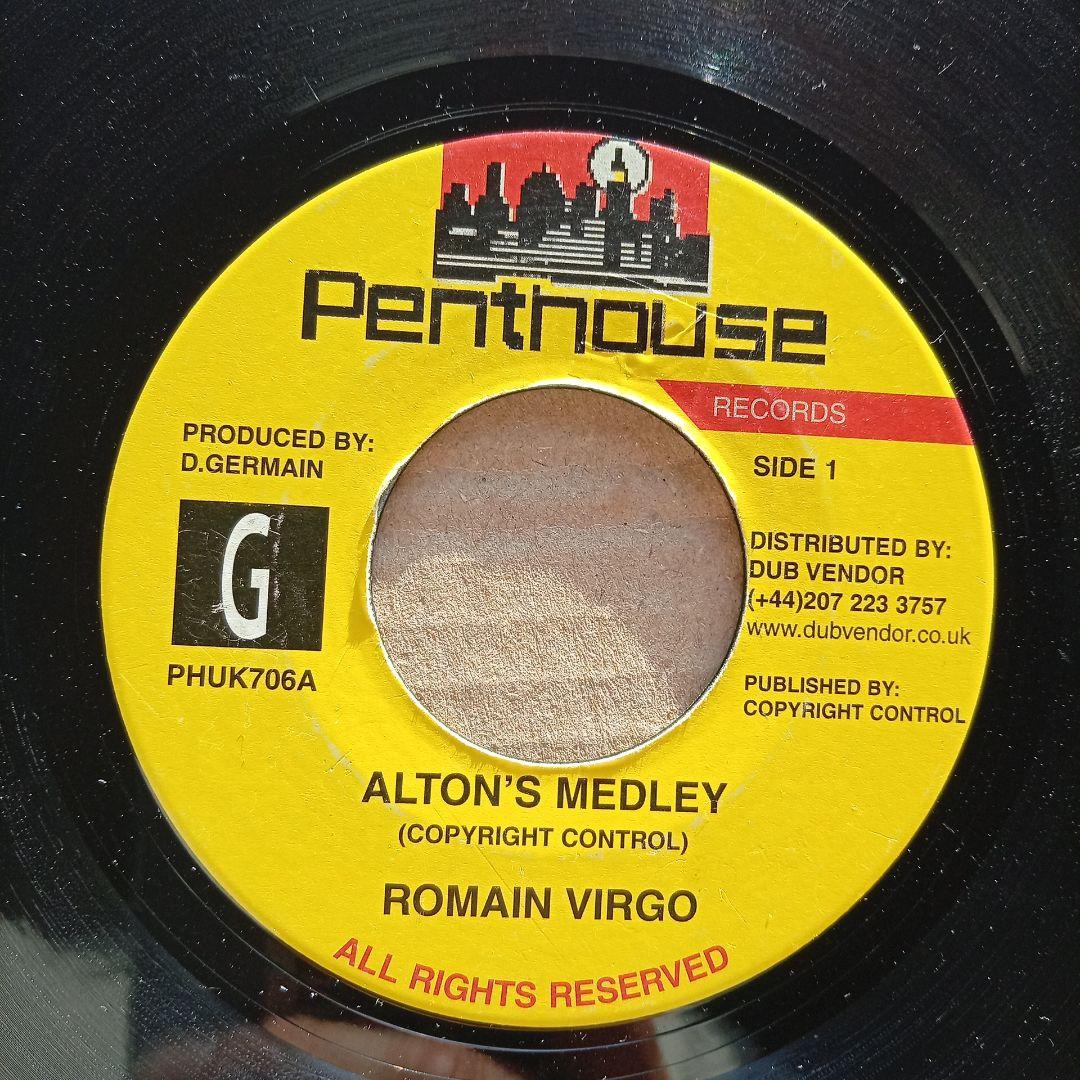 romain virgo - alton's medley 激レアレゲエレコード