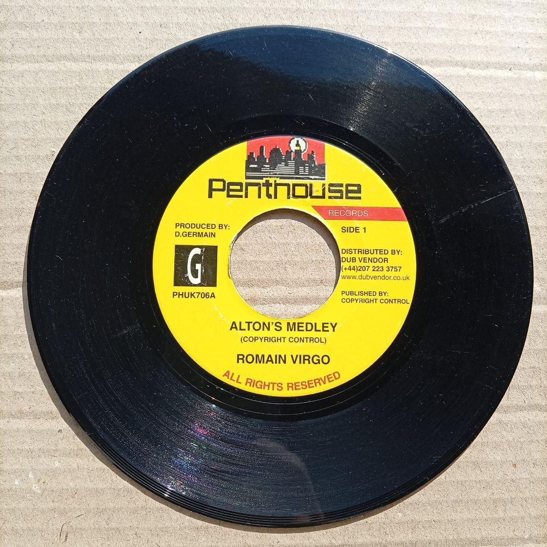 romain virgo - alton's medley 激レアレゲエレコード