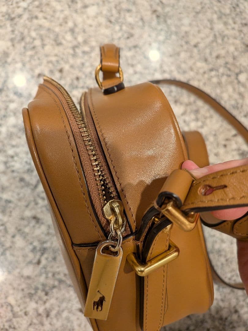 Polo by Ralph Lauren カーフスキン クロスボディカメラ