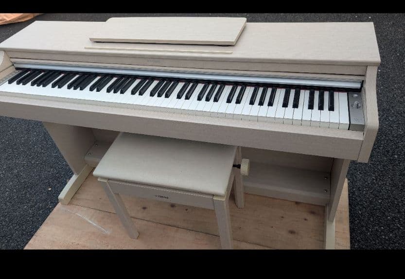 送料込み YAMAHA 電子ピアノ YDP-163WA 17年購入 激可愛い❤