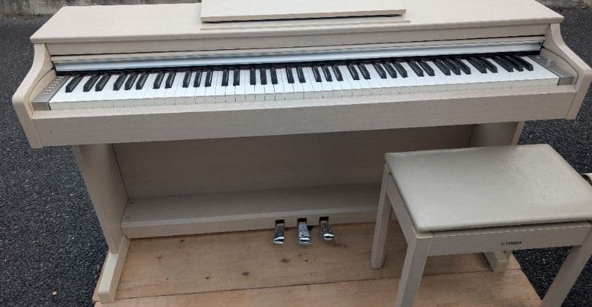 送料込み YAMAHA 電子ピアノ YDP-163WA 17年購入 激可愛い❤