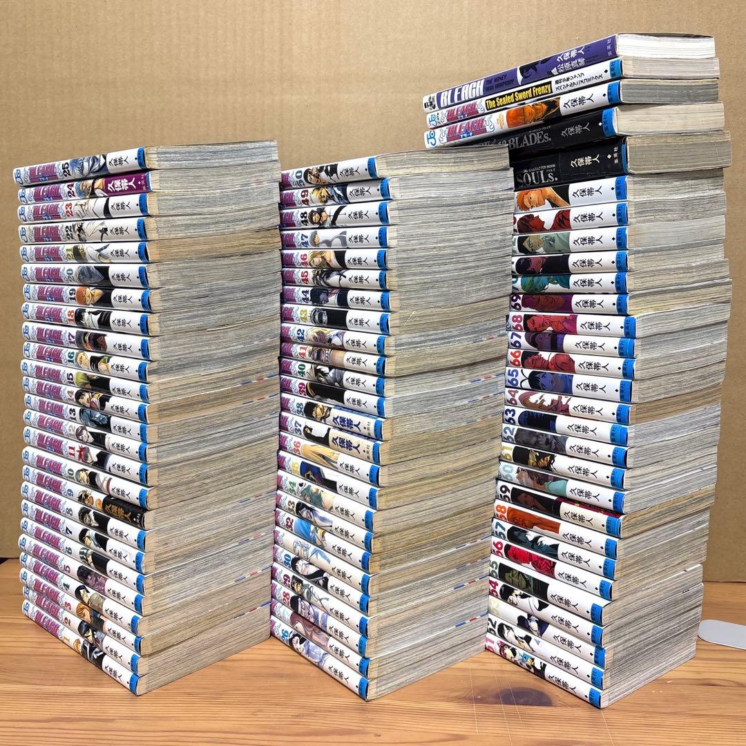 BLEACH ブリーチ　全巻セット 1〜74巻 ＋関連本5冊