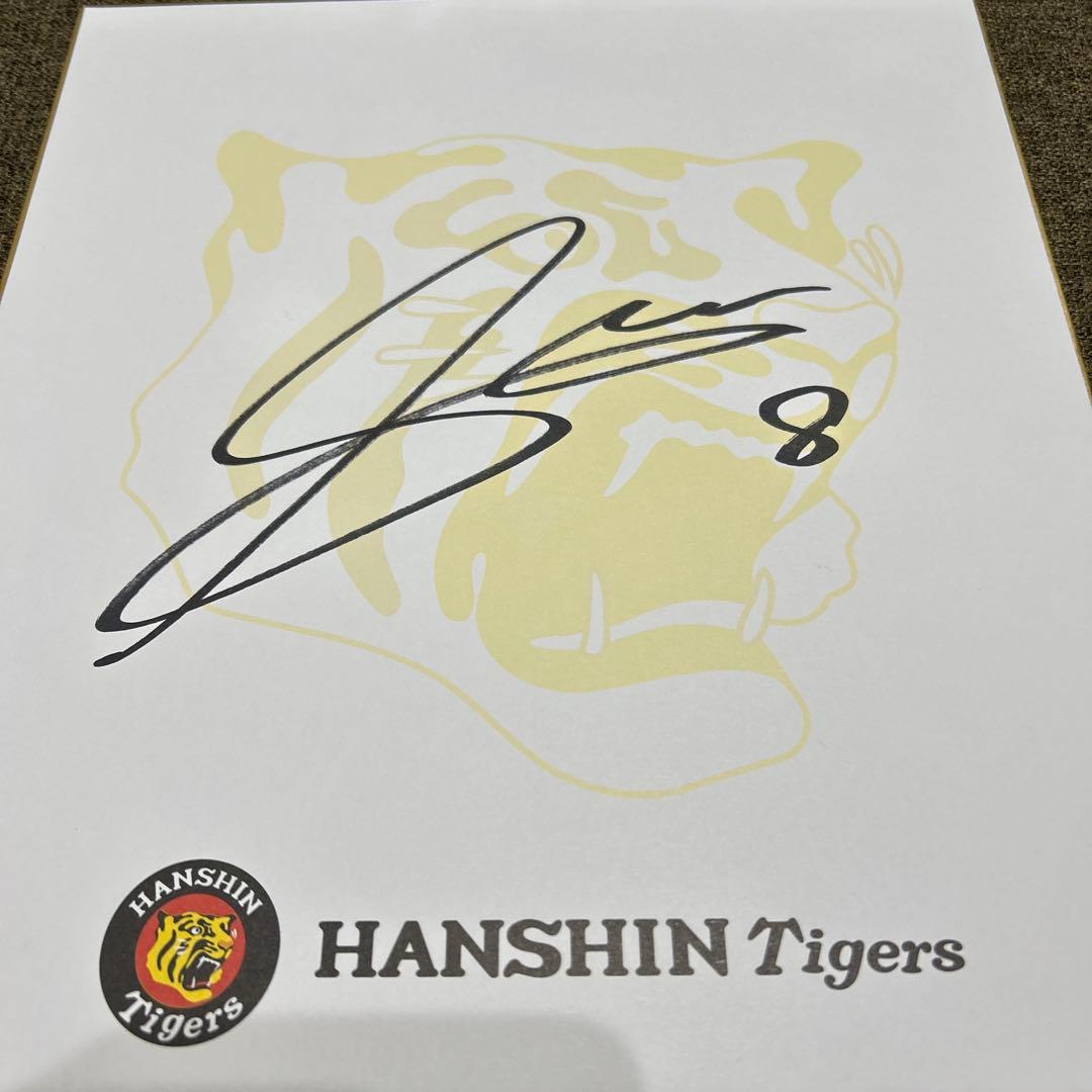 阪神タイガース　佐藤輝明　サトテル　直筆サイン　色紙