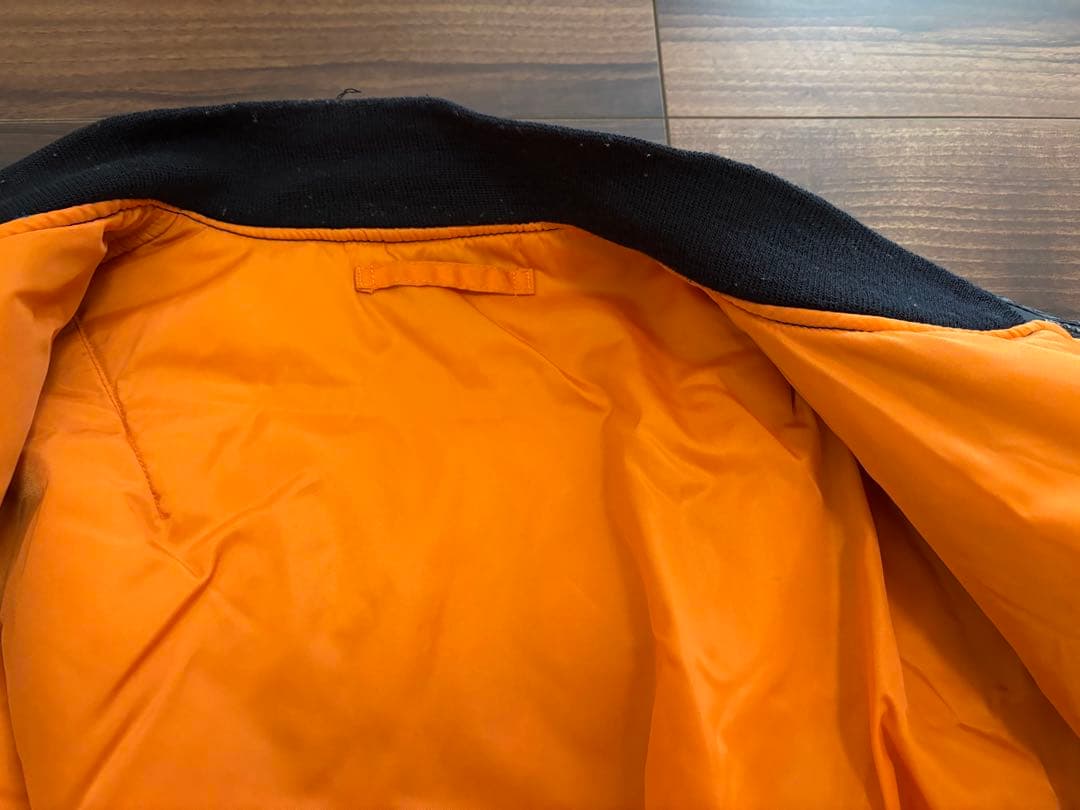 【非売品・希少】AVIREX MA-1 セブンスター 限定モデル ブラック M