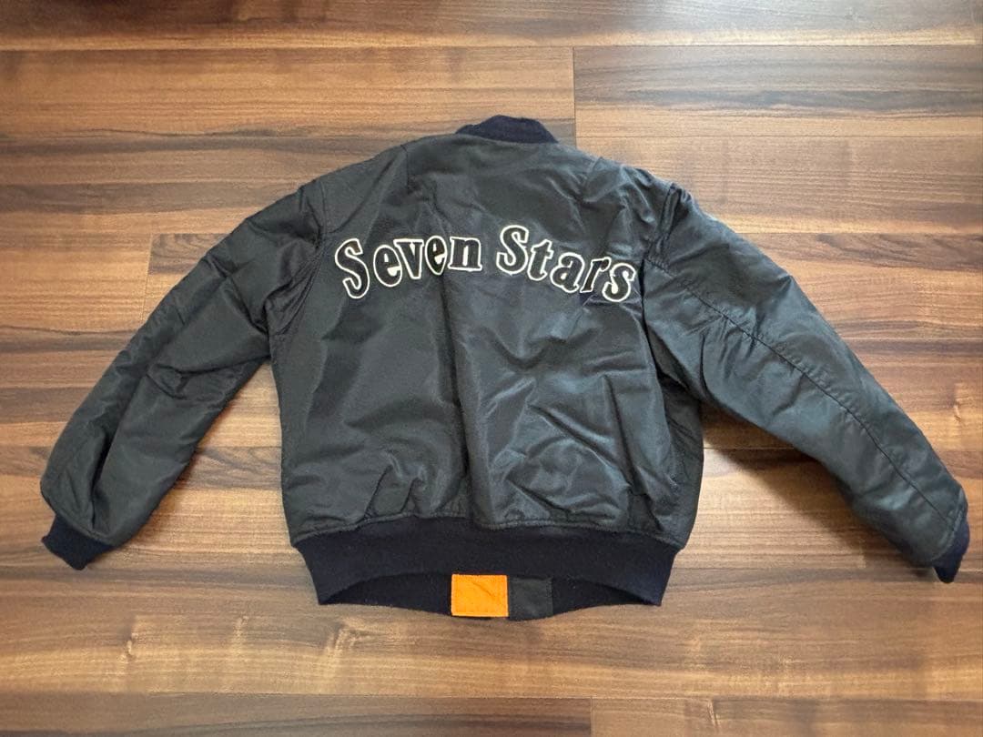 【非売品・希少】AVIREX MA-1 セブンスター 限定モデル ブラック M