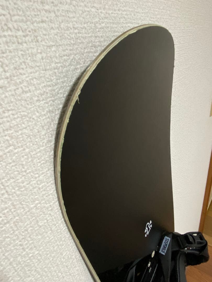 2点セットケース付 STEPCHILD スノーボード149cm ブラック/グレー