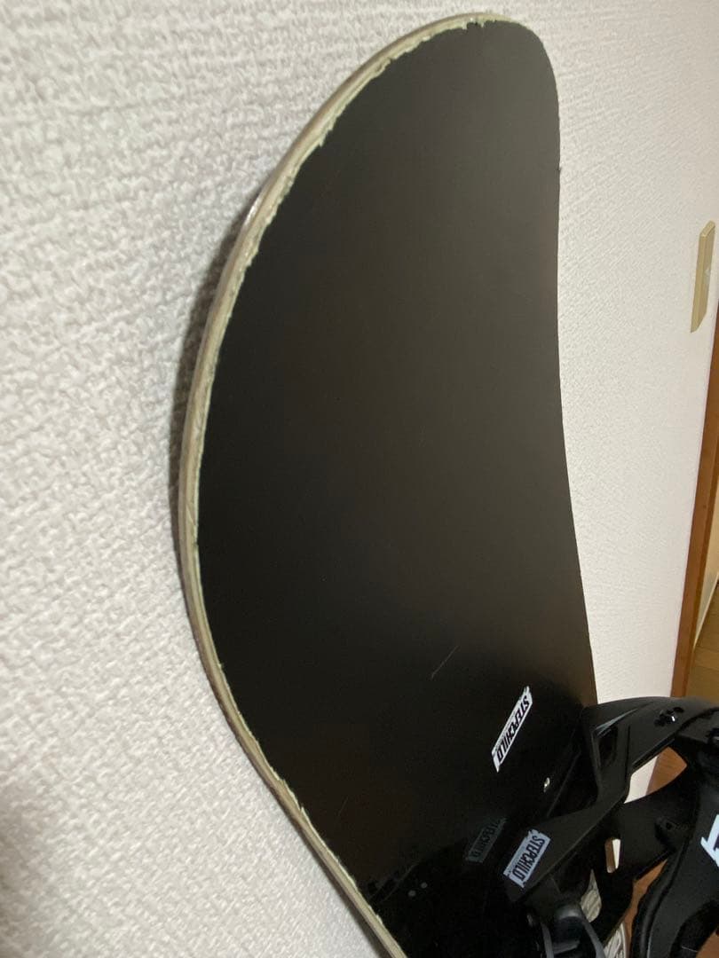 2点セットケース付 STEPCHILD スノーボード149cm ブラック/グレー