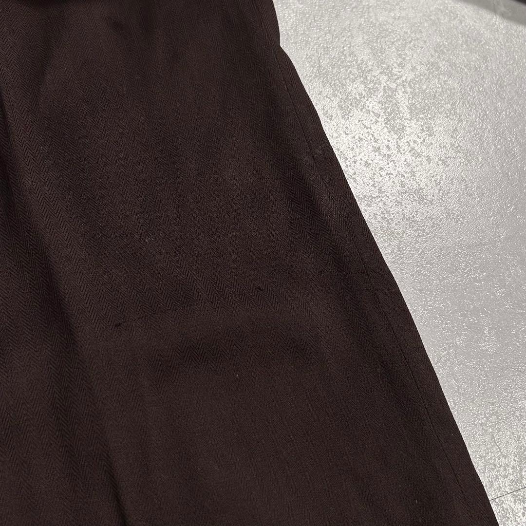 50s vintage ツータックスラックス ブラウン ワイド ロカビリー 古着