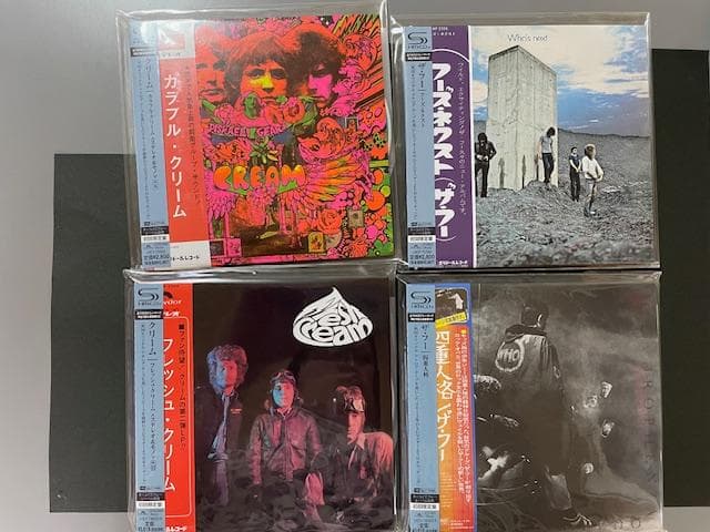クリーム　ザ・フー 　CD4セット　紙ジャケ