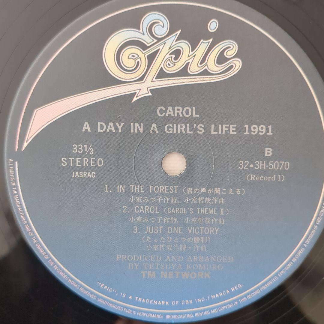 TM NETWORK CAROL レコード 2LP 新品同様