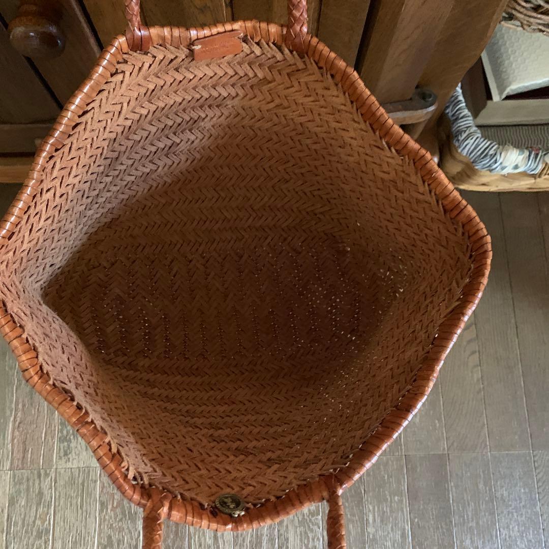 ドラゴン Dragon かごバッグ 大きめ 中古 多少難有 ・タグ付